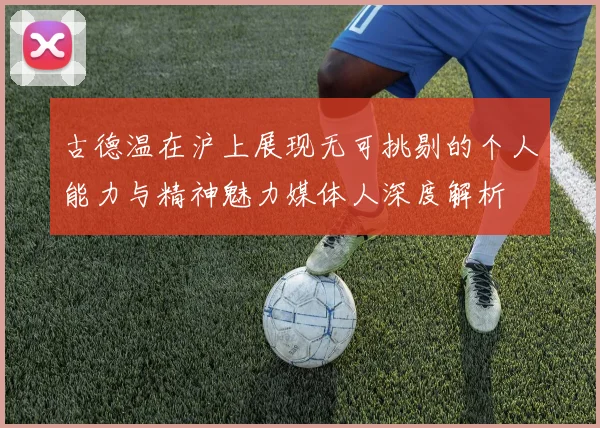 古德温在沪上展现无可挑剔的个人能力与精神魅力媒体人深度解析